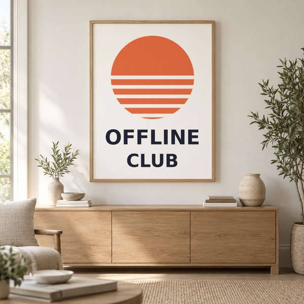 Sample artwork on framed art